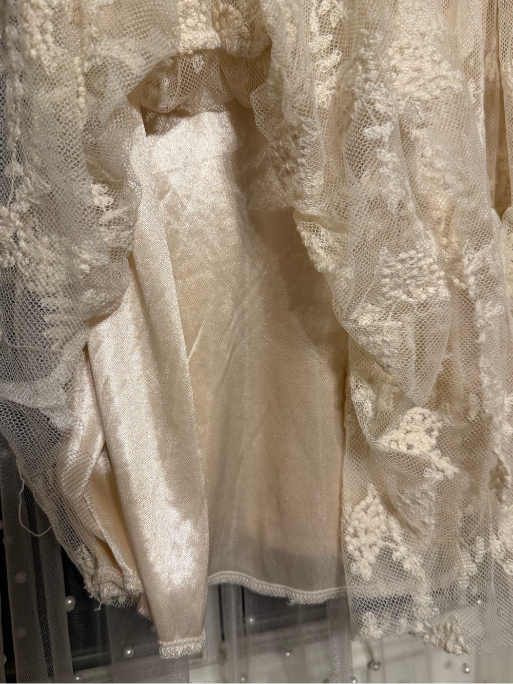 Rue21 Cream Lace Tiered Sleeveless Dress - Picture 7 of 9